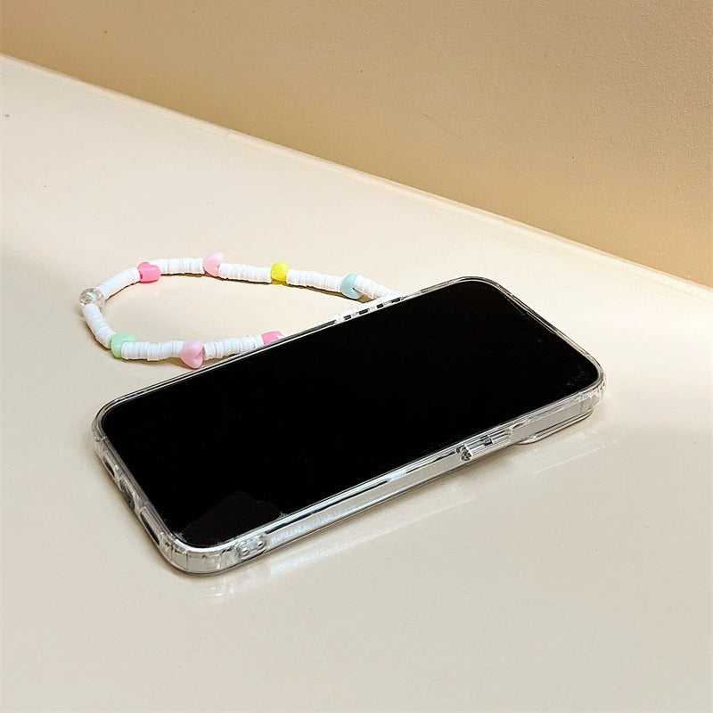 Dinos。 鏡面 iPhone 保護殼三合一加手機鏈