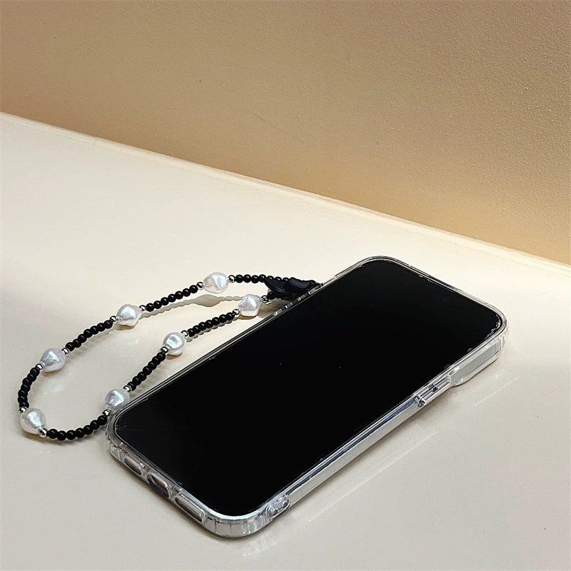Dinos。 鏡面 iPhone 保護殼三合一加手機鏈