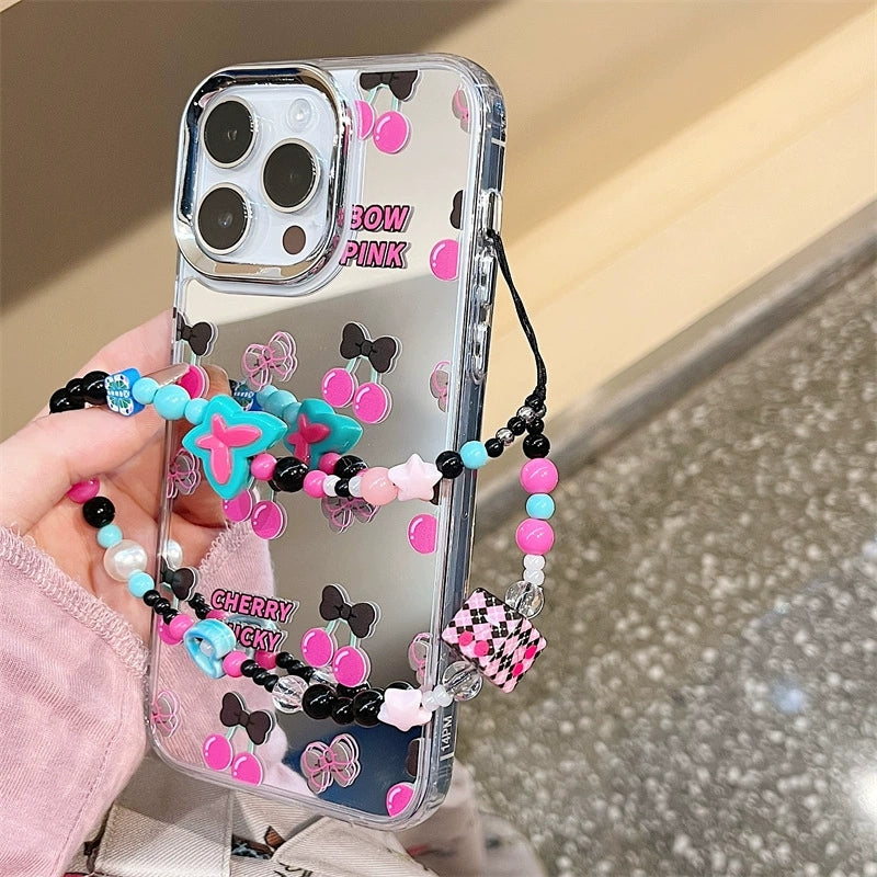 Dinos。手機殼iphone手鍊蘋果三合一鏡面