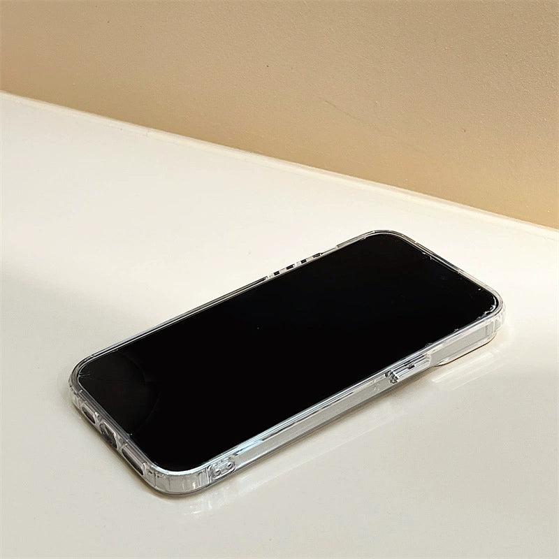 Dinos。 鏡面 iPhone 保護殼三合一加手機鏈