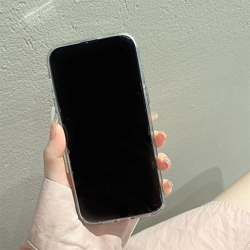 Dinos。 鏡面 iPhone 保護殼三合一加手機鏈