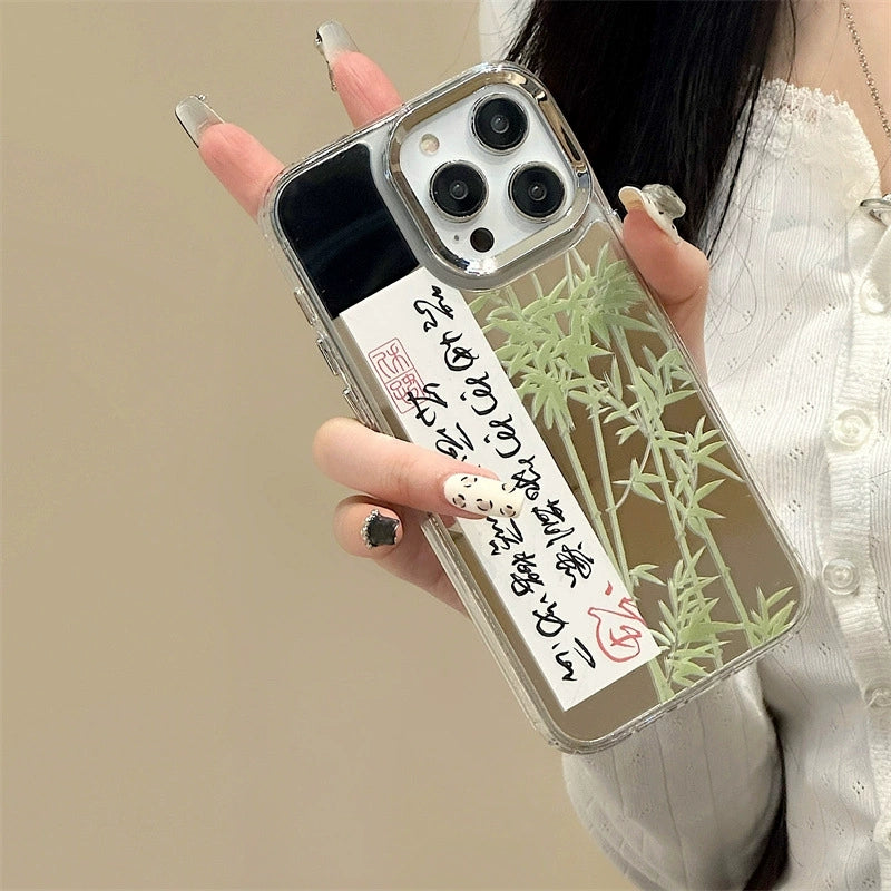 Dinos。iphone手機殼國風蘋果三合一鏡面殼