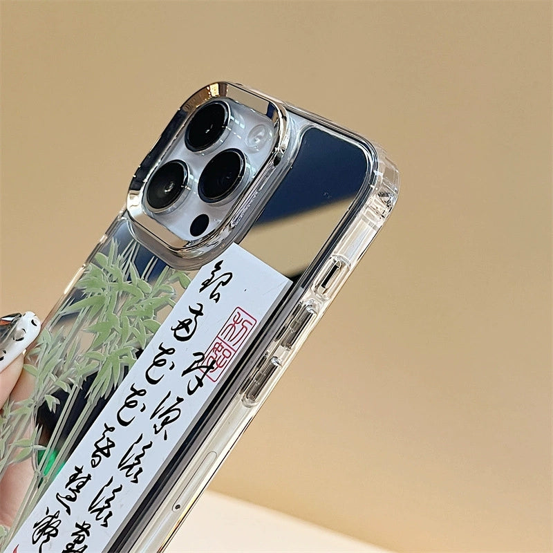 Dinos。iphone手機殼國風蘋果三合一鏡面殼