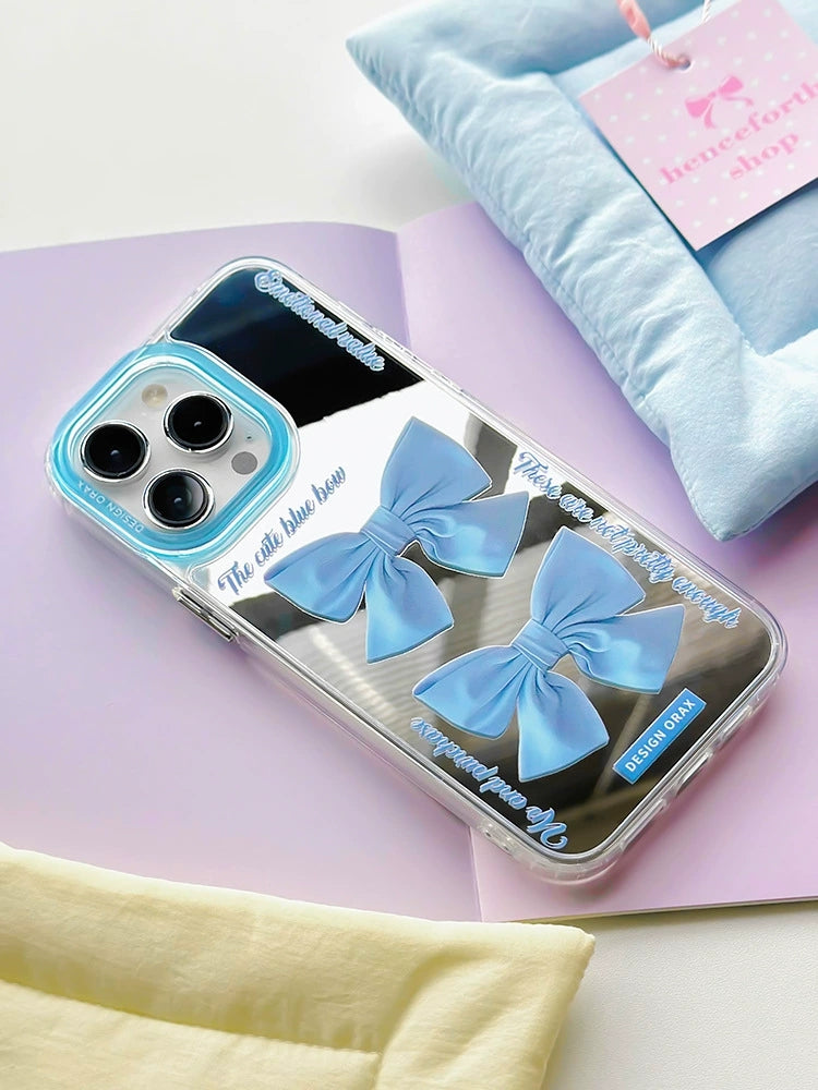 Dinos。 鏡面 iPhone 保護殼三合一加手機鏈