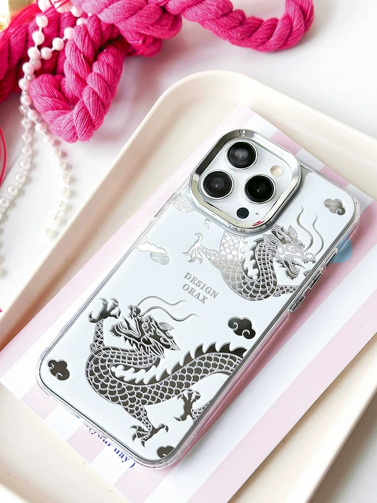 Dinos。蘋果手機殼三合一鏡面iPhone龍年新款
