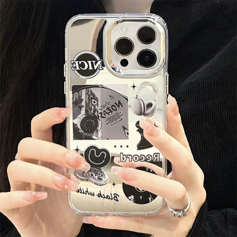 Dinos。iPhone手機殼三合一鏡面蘋果手鍊