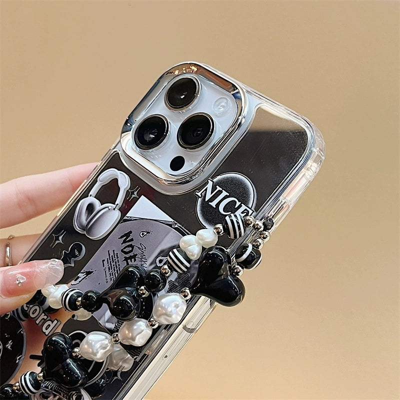 Dinos。iPhone手機殼三合一鏡面蘋果手鍊