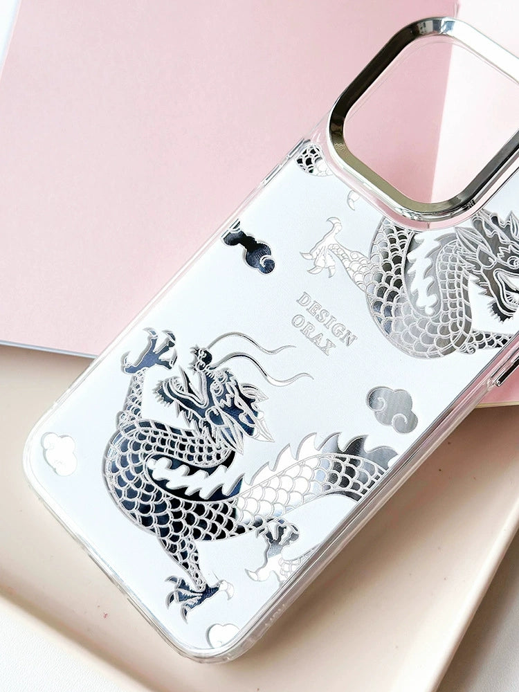 Dinos。蘋果手機殼三合一鏡面iPhone龍年新款