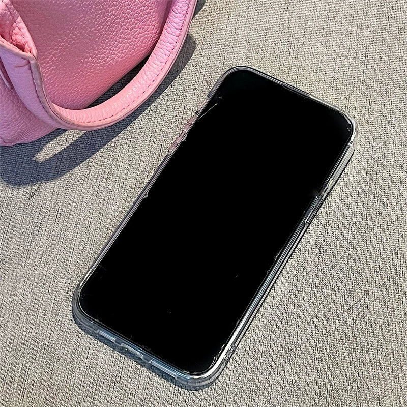 Dinos。 鏡面 iPhone 保護殼三合一加手機鏈