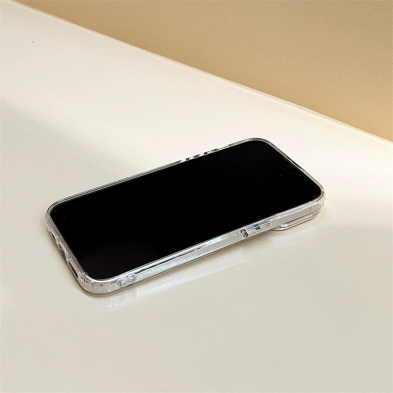 Dinos。 鏡面 iPhone 保護殼三合一加手機鏈